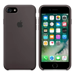 Силиконовый чехол Apple Silicone Case Cocoa (MMX22) для iPhone SE 3 | SE 2 | 8 | 7 - Фото 2