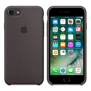 Силиконовый чехол Apple Silicone Case Cocoa (MMX22) для iPhone SE 3 | SE 2 | 8 | 7 - Фото 3
