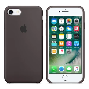 Силиконовый чехол Apple Silicone Case Cocoa (MMX22) для iPhone SE 3 | SE 2 | 8 | 7 - Фото 4