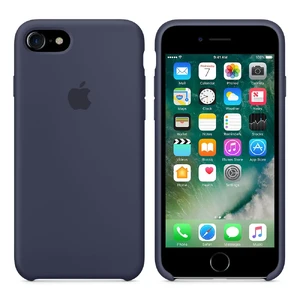 Силиконовый чехол Apple Silicone Case Midnight Blue (MMWK2) для iPhone SE 3 | SE 2 | 8 | 7 - Фото 2
