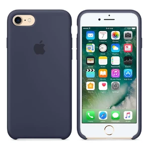 Силиконовый чехол Apple Silicone Case Midnight Blue (MMWK2) для iPhone SE 3 | SE 2 | 8 | 7 - Фото 5