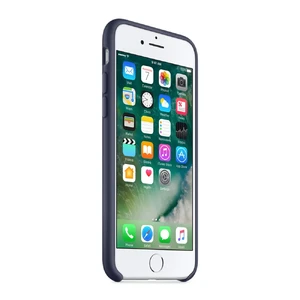 Силиконовый чехол Apple Silicone Case Midnight Blue (MMWK2) для iPhone SE 3 | SE 2 | 8 | 7 - Фото 7