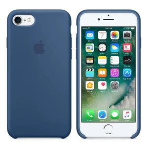 Силиконовый чехол Apple Silicone Case Ocean Blue (MMWW2) для iPhone SE 3 | SE 2 | 8 | 7 - Фото 4