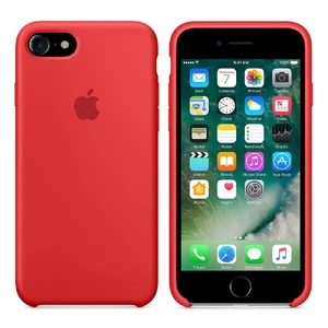 Силиконовый чехол Apple Silicone Case (PRODUCT) RED (MMWN2) для iPhone SE 3 | SE 2 | 8 | 7 - Фото 2