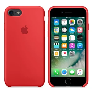Силиконовый чехол Apple Silicone Case (PRODUCT) RED (MMWN2) для iPhone SE 3 | SE 2 | 8 | 7 - Фото 3