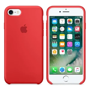 Силиконовый чехол Apple Silicone Case (PRODUCT) RED (MMWN2) для iPhone SE 3 | SE 2 | 8 | 7 - Фото 4