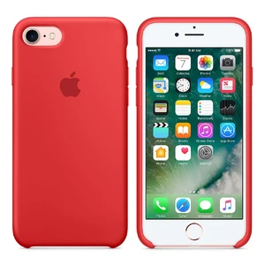 Силиконовый чехол Apple Silicone Case (PRODUCT) RED (MMWN2) для iPhone SE 3 | SE 2 | 8 | 7 - Фото 6