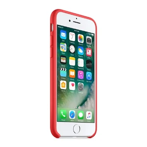 Силиконовый чехол Apple Silicone Case (PRODUCT) RED (MMWN2) для iPhone SE 3 | SE 2 | 8 | 7 - Фото 7