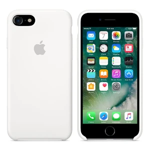 Силіконовий чохол Apple Silicone Case White (MMWF2) для iPhone SE 3 | SE 2 | 8 | 7 - Фото 2