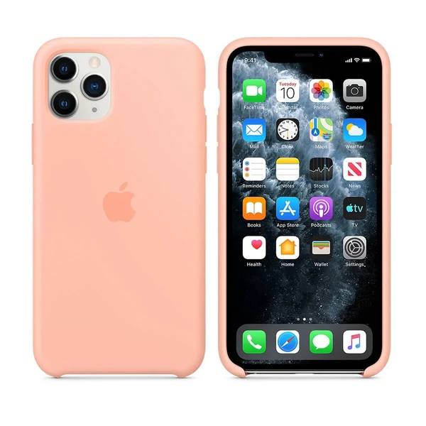 Силиконовый чехол Apple Silicone Case Grapefruit (MY1E2) для iPhone 11 Pro в Полтаве