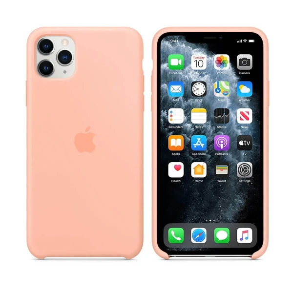 Силіконовий чохол Apple Silicone Case Grapefruit (MY1H2) для iPhone 11 Pro Max в Сумах