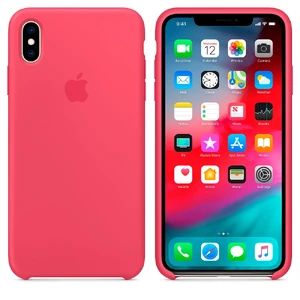 Силіконовий чохол Apple Silicone Case Hibiscus (MUJP2) для iPhone XS Max - Фото 2