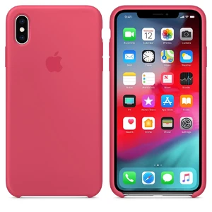 Силиконовый чехол Apple Silicone Case Hibiscus (MUJT2) для iPhone XS | X - Фото 3