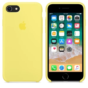 Силиконовый чехол Apple Silicone Case Lemonade (MRFU2) для iPhone SE 3 | SE 2 | 8 | 7 - Фото 3