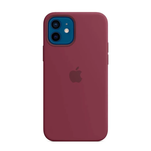 Силиконовый чехол Apple Silicone Case MagSafe Plum (MHL23) для iPhone 12 | 12 Pro в Хмельницком