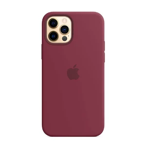 Силіконовий чохол Apple Silicone Case MagSafe Plum (MHL23) для iPhone 12 | 12 Pro - Фото 2