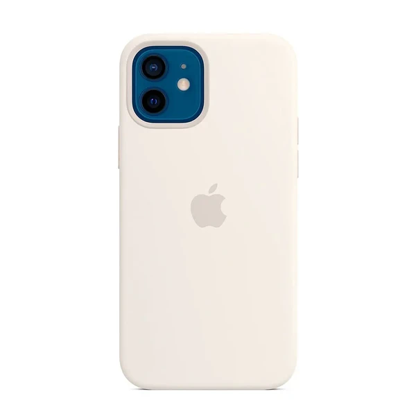 Силіконовий чохол Apple Silicone Case MagSafe White (MHL53) для iPhone 12 | 12 Pro в Черкасах
