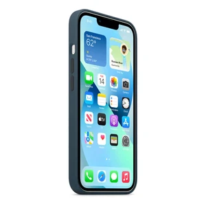 Силіконовий чохол Apple Silicone Case MagSafe Abyss Blue (MM293) для iPhone 13 (Уцінка) - Фото 3