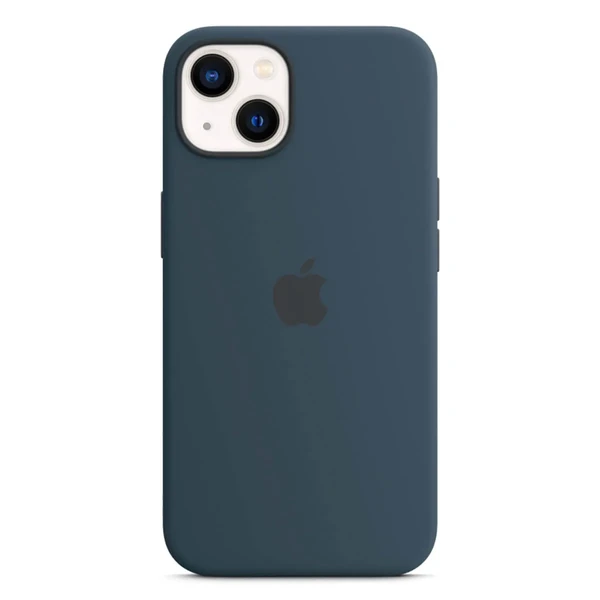 Силіконовий чохол Apple Silicone Case MagSafe Abyss Blue (MM293) для iPhone 13
