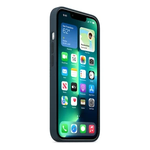 Силіконовий чохол Apple Silicone Case MagSafe Abyss Blue (MM2J3) для iPhone 13 Pro - Фото 3