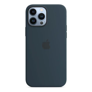 Силіконовий чохол Apple Silicone Case MagSafe Abyss Blue (MM2T3) для iPhone 13 Pro Max - Фото 3