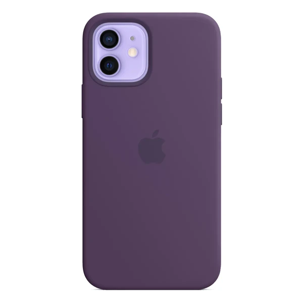 Силіконовий чохол Apple Silicone Case MagSafe Amethyst (MK033) для iPhone 12 | 12 Pro у Полтаві