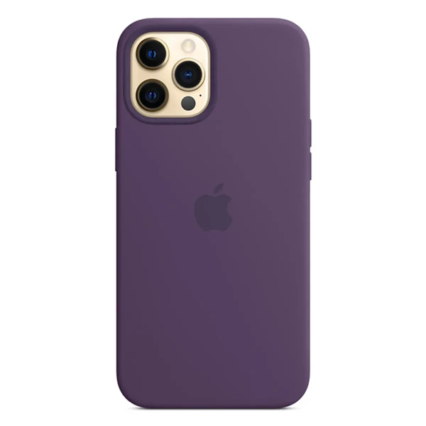 Силіконовий чохол Apple Silicone Case MagSafe Amethyst (MK083) для iPhone 12 Pro Max в Ужгороді