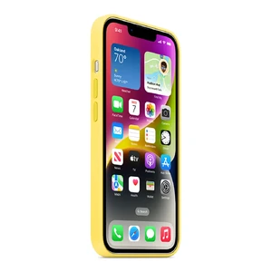 Силиконовый чехол Apple Silicone Case MagSafe Canary Yellow (MQUC3) для iPhone 14 Plus - Фото 3