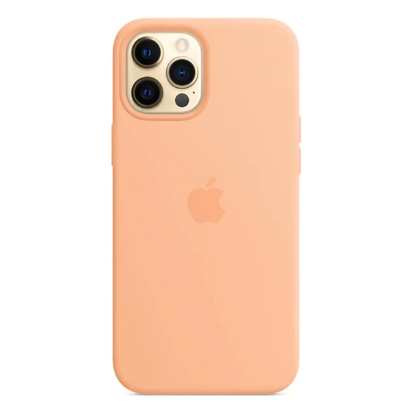 Силіконовий чохол Apple Silicone Case MagSafe Cantaloupe (MK073) для iPhone 12 Pro Max в Ужгороді