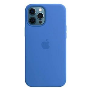 Силиконовый чехол Apple Silicone Case MagSafe Capri Blue (MK043) для iPhone 12 Pro Max MK043 - Фото 1
