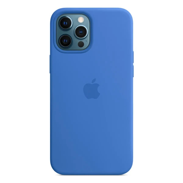 Силіконовий чохол Apple Silicone Case MagSafe Capri Blue (MK043) для iPhone 12 Pro Max в Ужгороді
