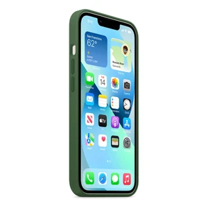 Силіконовий чохол Apple Silicone Case MagSafe Clover (MM263) для iPhone 13 - Фото 3