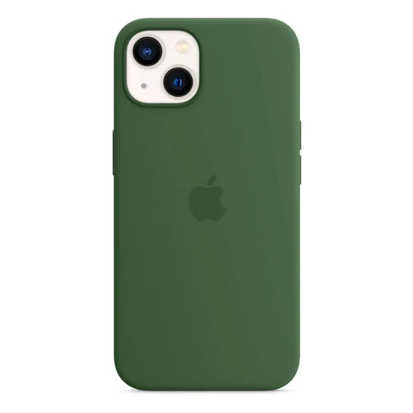 Силіконовий чохол Apple Silicone Case MagSafe Clover (MM263) для iPhone 13