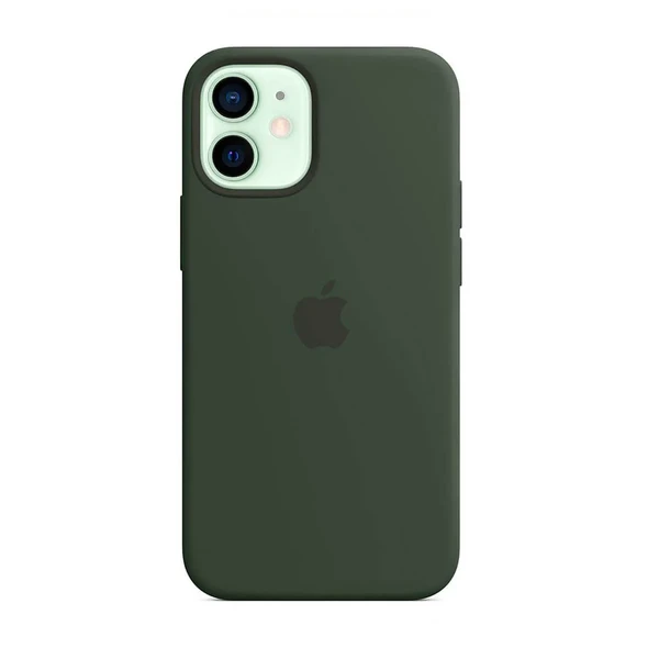Силіконовий чохол Apple Silicone Case MagSafe Cyprus Green (MHKR3) для iPhone 12 mini