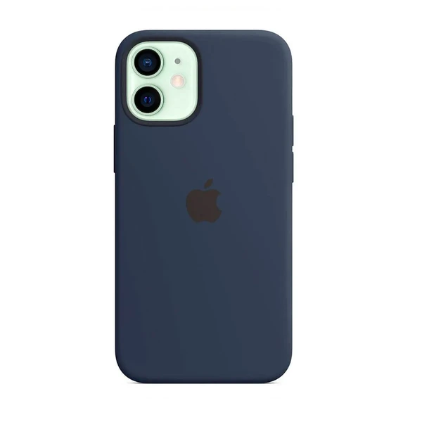 Силіконовий чохол Apple Silicone Case MagSafe Deep Navy (MHKU3) для iPhone 12 mini
