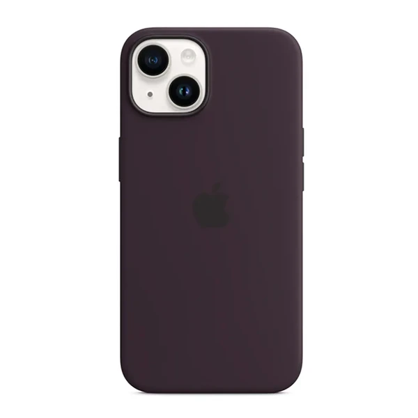 Силіконовий чохол Apple Silicone Case MagSafe Elderberry (MPT03) для iPhone 14 | 13