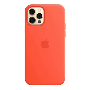 Силіконовий чохол Apple Silicone Case MagSafe Electric Orange (MKTR3) для iPhone 12 | 12 Pro - Фото 2
