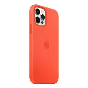 Силіконовий чохол Apple Silicone Case MagSafe Electric Orange (MKTX3) для iPhone 12 Pro Max - Фото 2