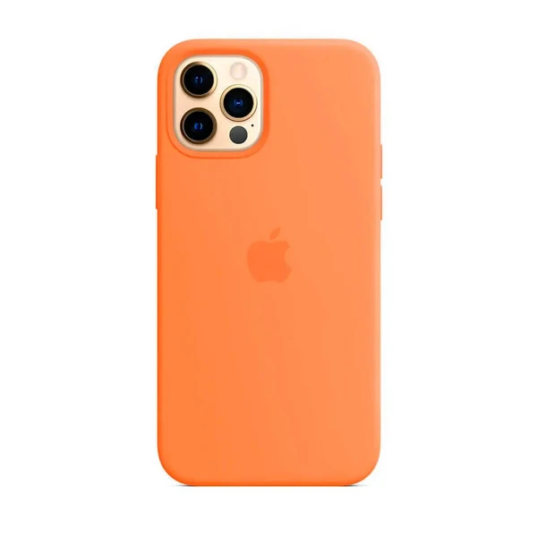 Силіконовий чохол Apple Silicone Case MagSafe Komquat (MHL83) для iPhone 12 Pro Max в Ужгороді