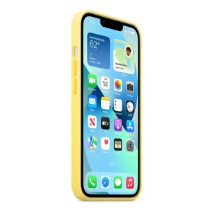 Силиконовый чехол Apple Silicone Case MagSafe Lemon Zest (MN623) для iPhone 13 - Фото 3