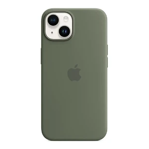 Силиконовый чехол Apple Silicone Case MagSafe Olive (MQU83) для iPhone 14 | 13 MQU83 - Фото 1
