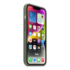 Силиконовый чехол Apple Silicone Case MagSafe Olive (MQUD3) для iPhone 14 Plus - Фото 3