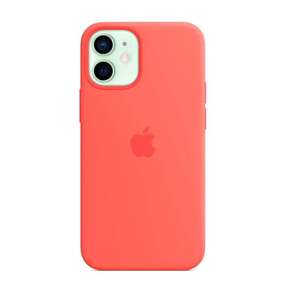Силіконовий чохол Apple Silicone Case MagSafe Pink Citrus (MHKP3) для iPhone 12 mini