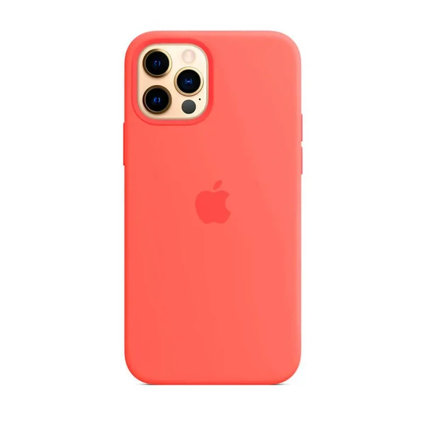 Силіконовий чохол Apple Silicone Case MagSafe Pink Citrus (MHL93) для iPhone 12 Pro Max в Ужгороді