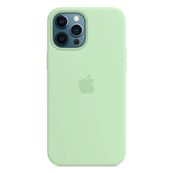 Силіконовий чохол Apple Silicone Case MagSafe Pistachio (MK053) для iPhone 12 Pro Max в Черкасах