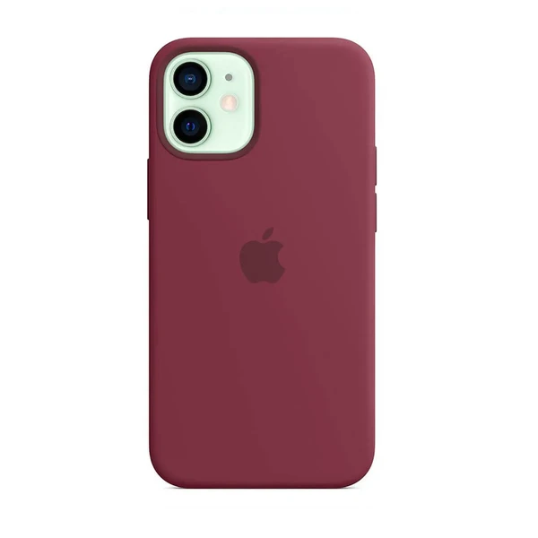 Силіконовий чохол Apple Silicone Case MagSafe Plum (MHKQ3) для iPhone 12 mini