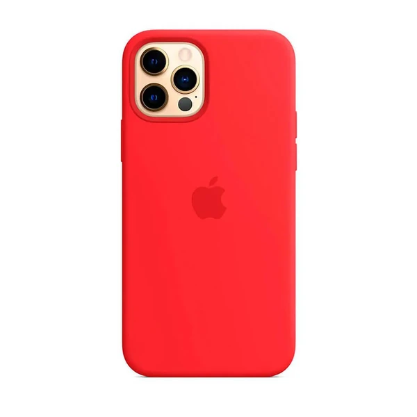 Силіконовий чохол Apple Silicone Case MagSafe (PRODUCT) RED (MHLF3) для iPhone 12 Pro Max