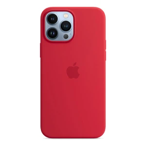 Силиконовый чехол Apple Silicone Case MagSafe (PRODUCT)RED (MM2V3) для iPhone 13 Pro Max (Уценка) - Фото 3