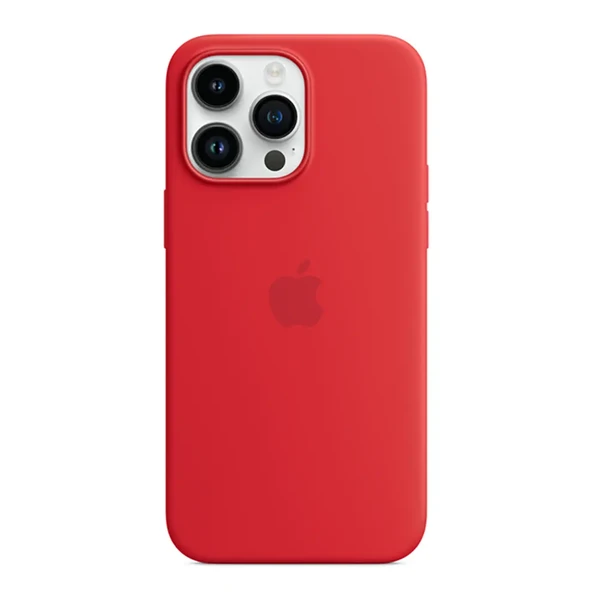 Силіконовий чохол Apple Silicone Case MagSafe (PRODUCT) RED (MPTG3) для iPhone 14 Pro
