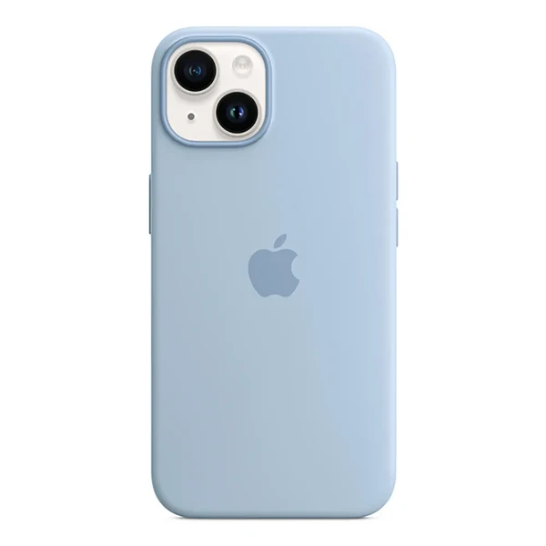 Силіконовий чохол Apple Silicone Case MagSafe Sky (MQU93) для iPhone 14 | 13
